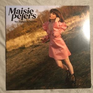 Maisie Peters You Signed Up For This Blue vinyl with alternative cover 1lp